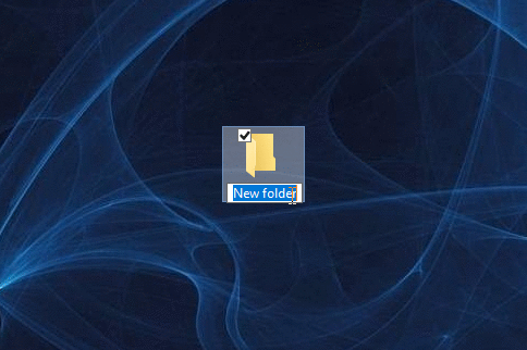 renaming the folder properly changes its icon to a control panel icon