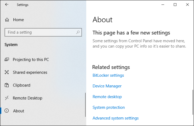 Windows 10 - Куда делась панель управления системой ?