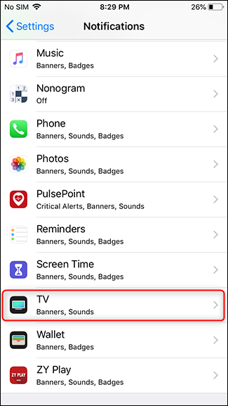 Apple TV - Как отключить уведомления на iPhone и iPad